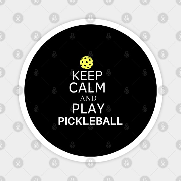 Pickleball Love Magnet by Wifspin